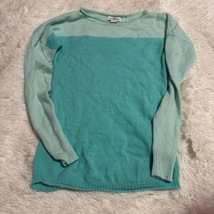 Vineyard Vines Sea foam/mint green & turquoise Mint Green Women's Sweater XS